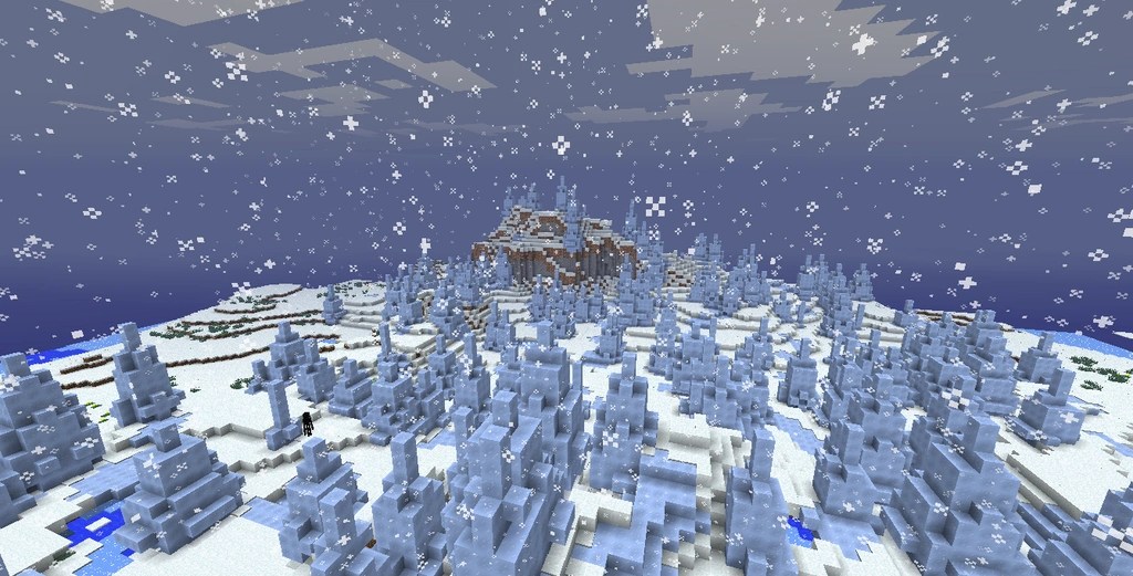 Ice spikes biome minecraft