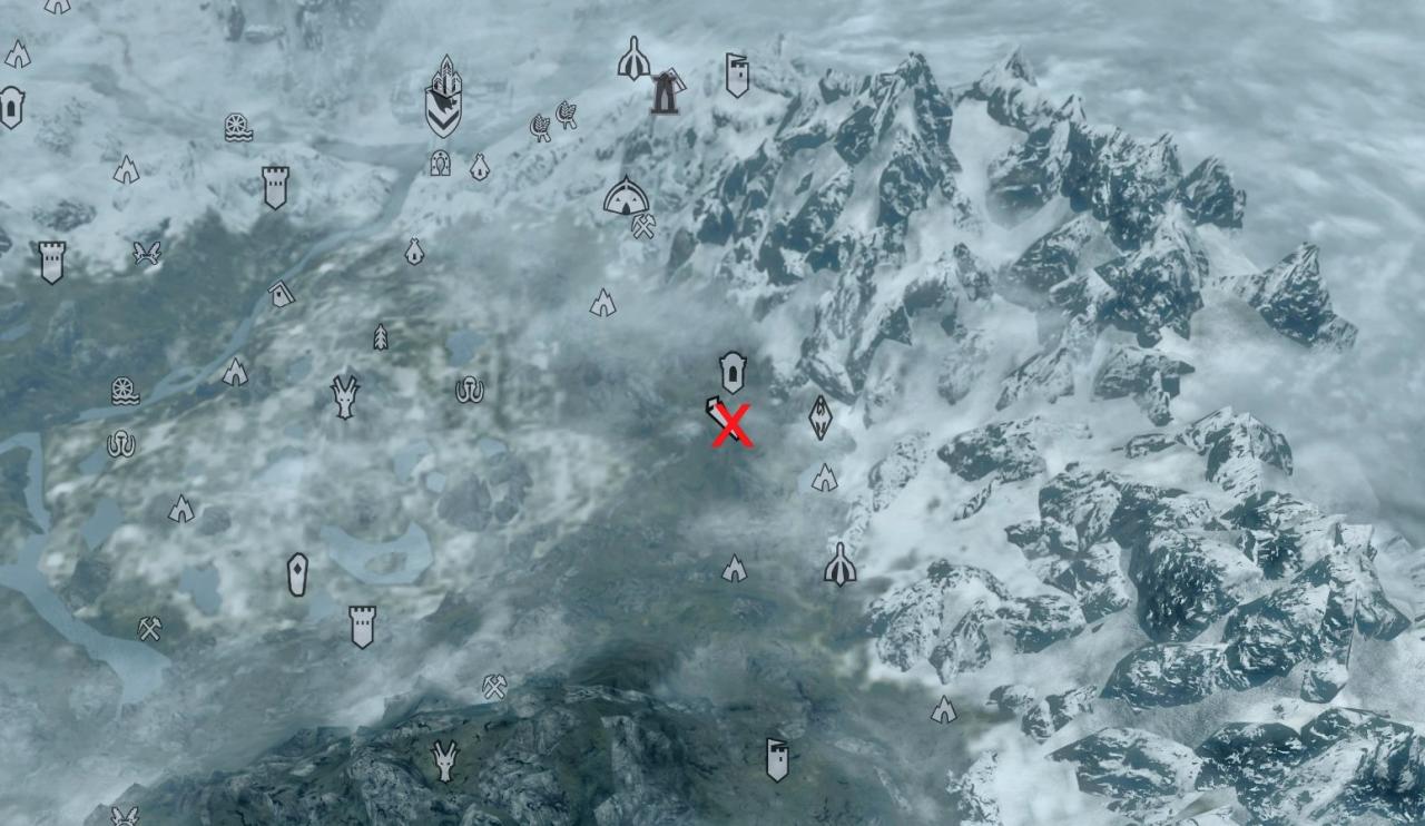 Skyrim dwemer ruins map