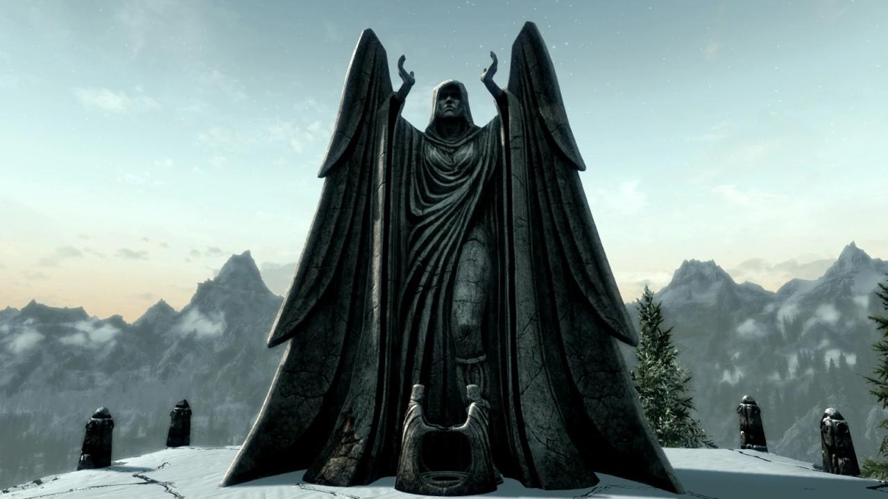 Skyrim statue of meridia