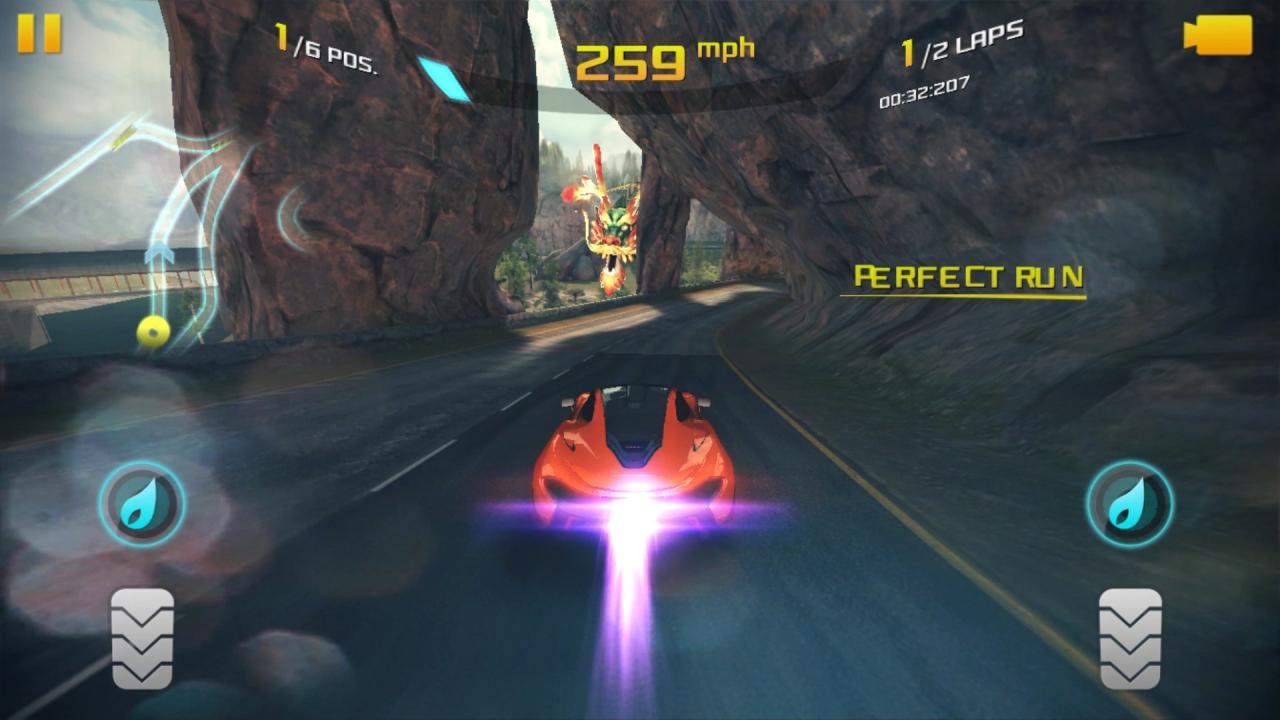 Perfect runs in asphalt 8