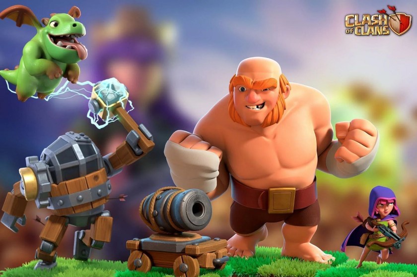 Clash of clans attacking