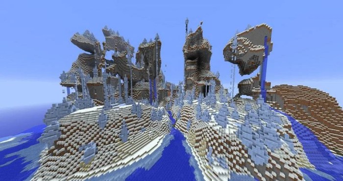 Minecraft ice biome spikes plains snow maybe some