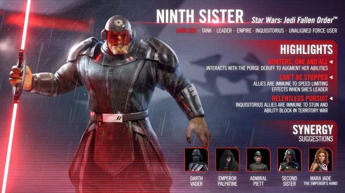 Defeating the ninth sister