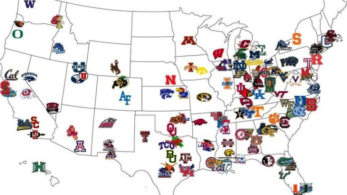 Ncaa realignment great conferences football