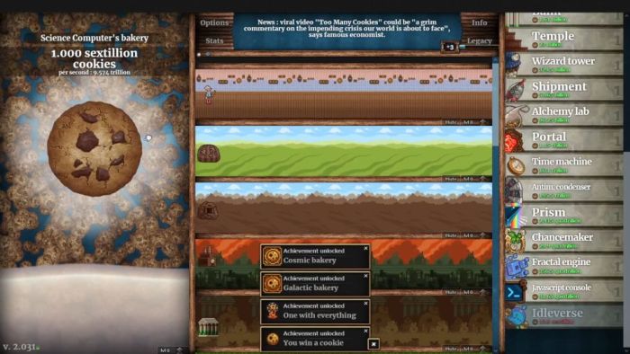 Cookie clicker olden days