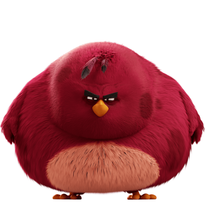 Big red bird angry bird
