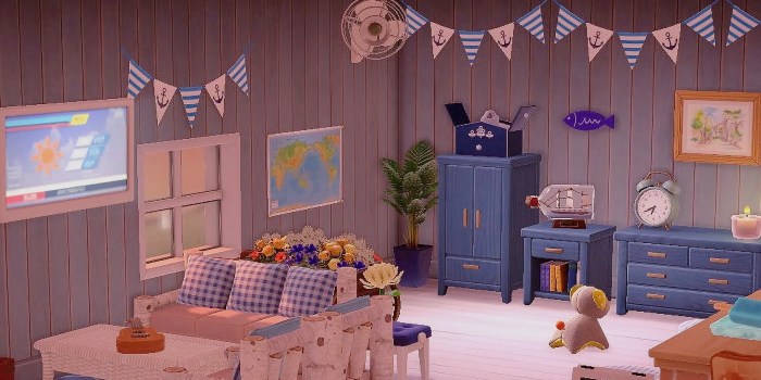 Animal crossing room decor