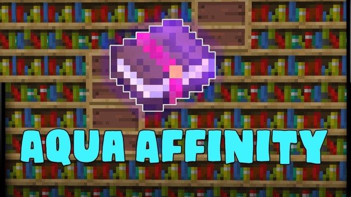 Aqua affinity in minecraft