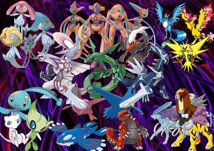 All legendary pokemon y