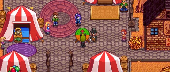 Stardew valley wheel game