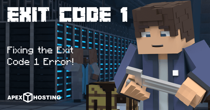 Minecraft crash exit code