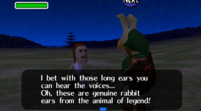 Bunny mask ocarina of time