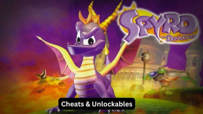 Cheat codes spyro dragon