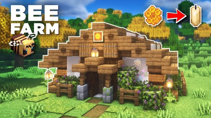 Bee house minecraft build