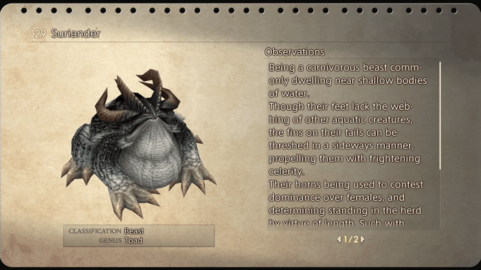 Final fantasy 12 bestiary