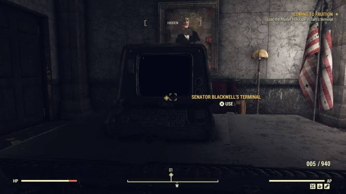 Fallout power stuck