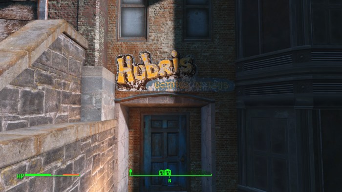 Fallout comics hubris location
