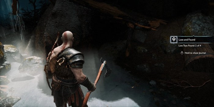 God of war lost and found