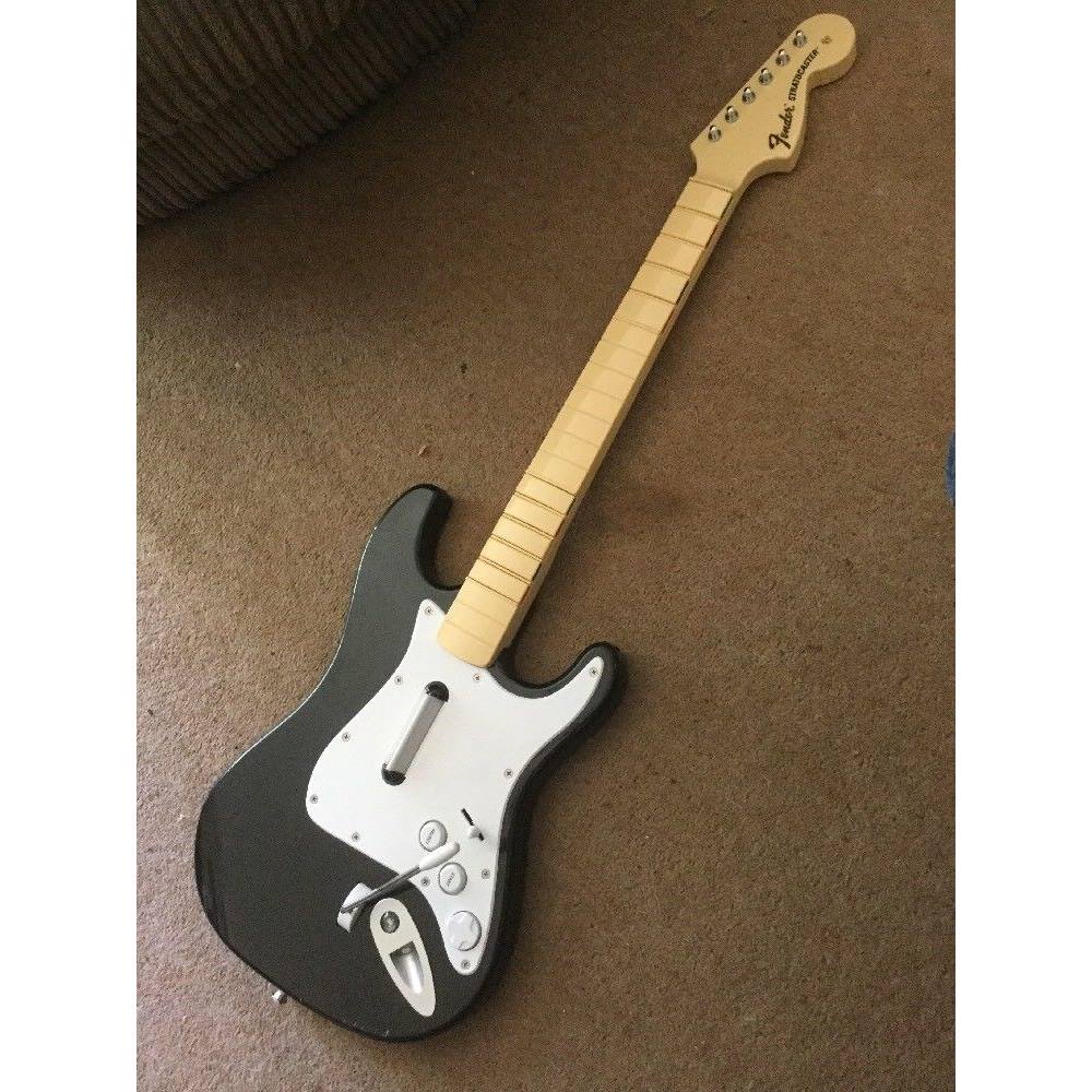 Guitar hero wii stratocaster fender band rock wireless dongle oxfam