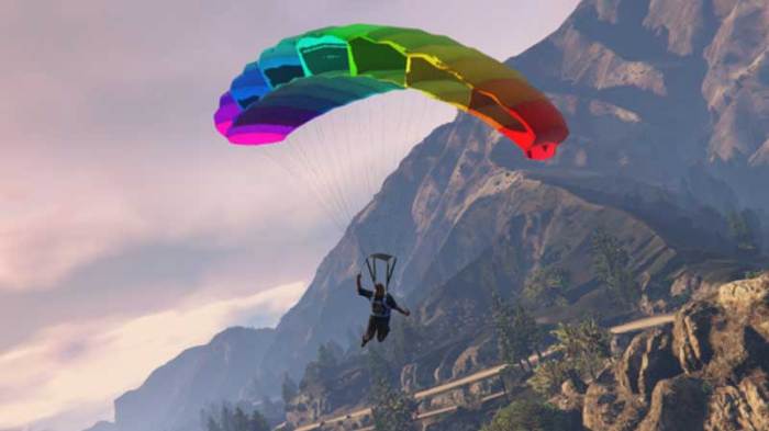 How to get parachute gta 5