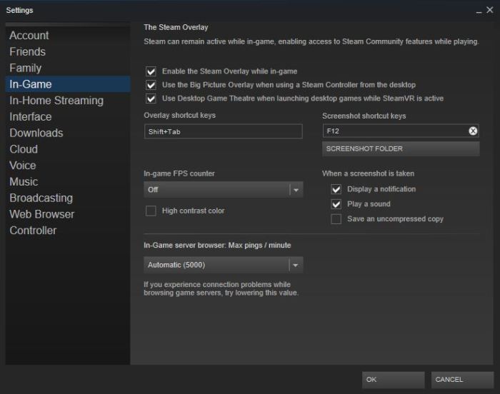 Steam privacy settings change find ghacks preferences won