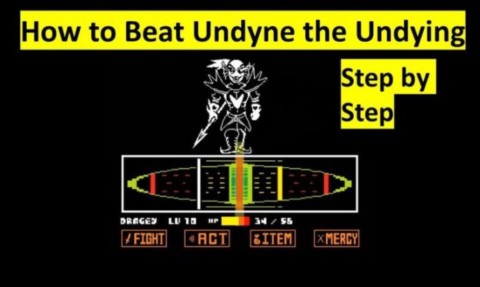 Undyne the undying tips