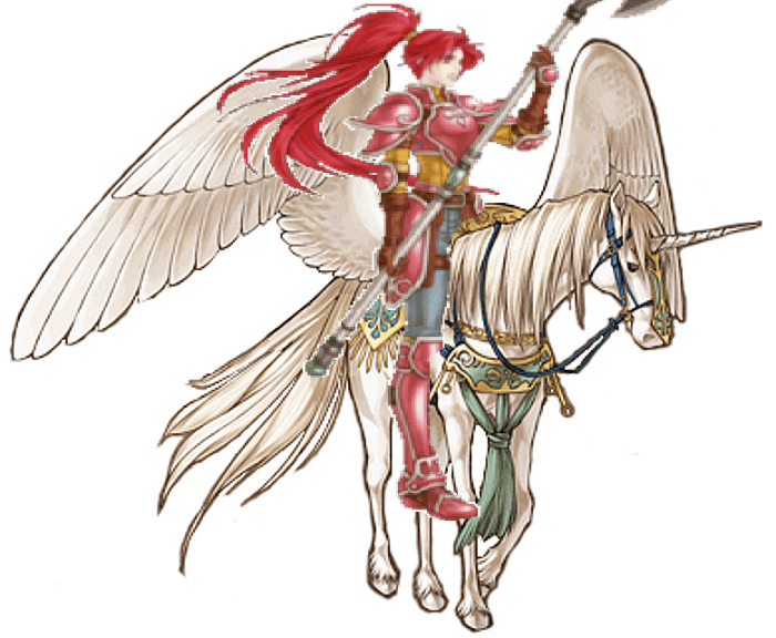 Pegasus emblem fire knight