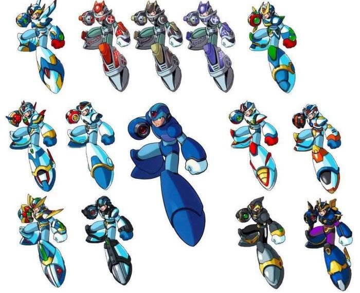 Megaman x all upgrades