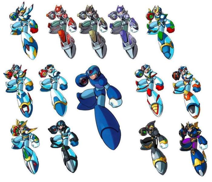 Megaman x all upgrades