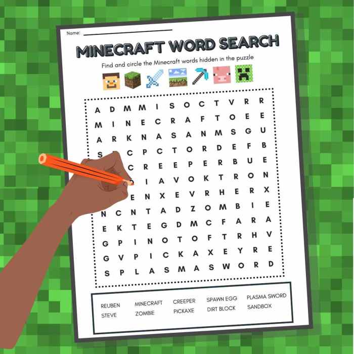 Minecraft search and find