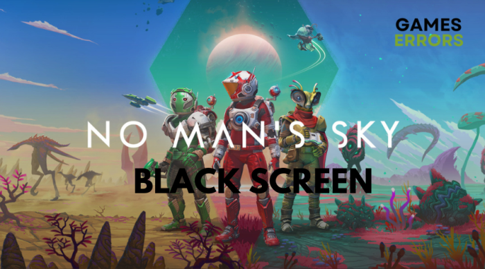 No man's sky black screen