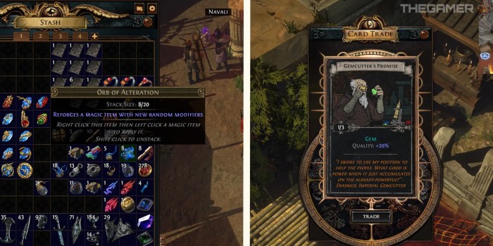 Path of exile item level