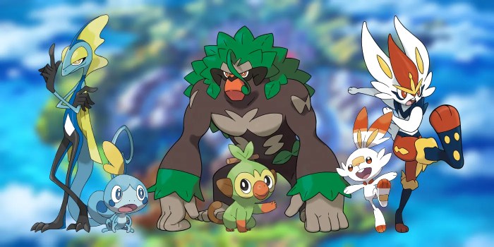 Sword shield starters evolutions cbr