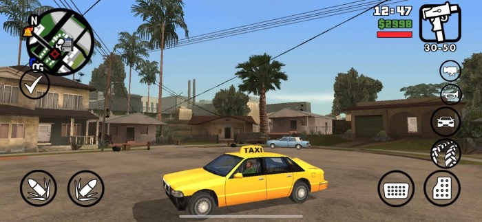San andreas taxi missions