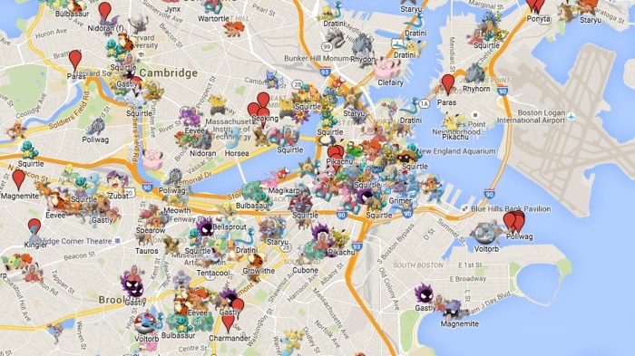 Location for pokemon go