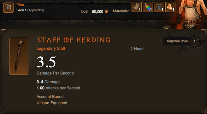 Diablo 3 staff of herding