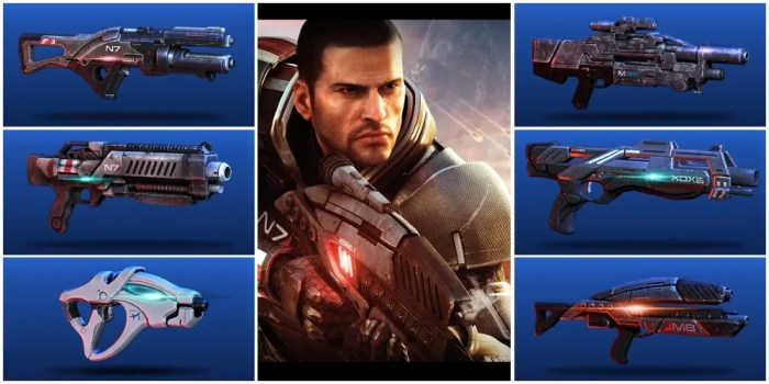 Best mass effect weapons