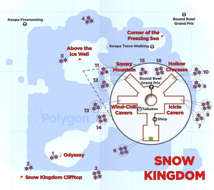 Purple coins snow kingdom