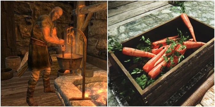 Skyrim hot vegetable soup