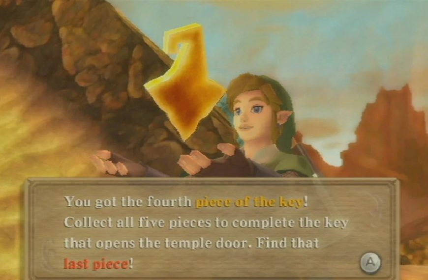 Skyward sword key pieces