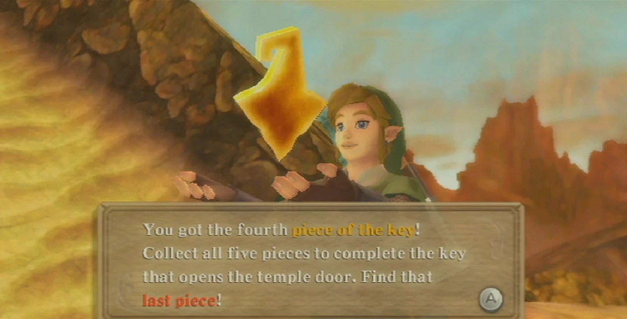 Skyward sword key pieces