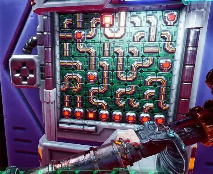 System shock wire puzzle