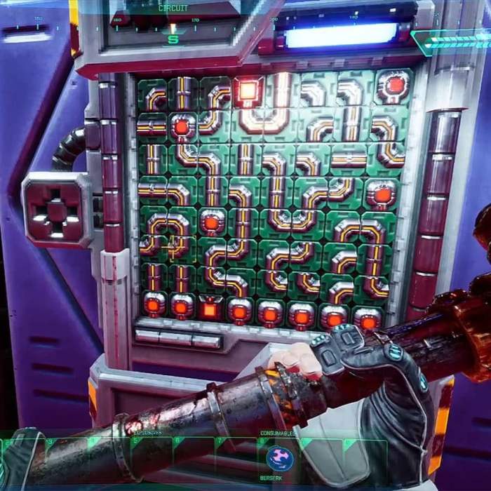 System shock wire puzzle