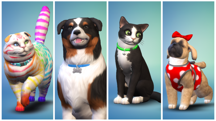Sims 4 dogs and cats mod