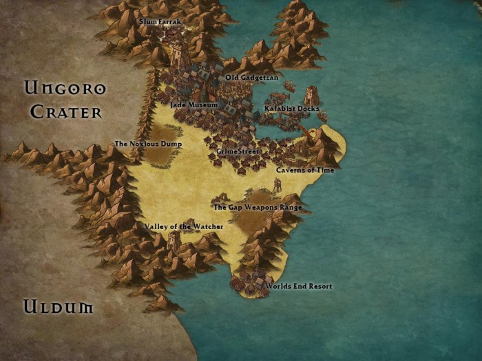 Warcraft tanaris landscapes magnificent