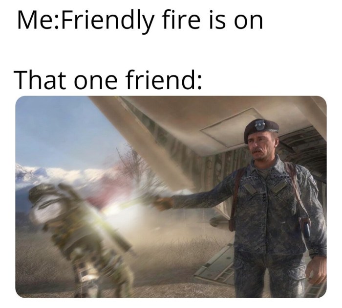 Call of duty friendly fire
