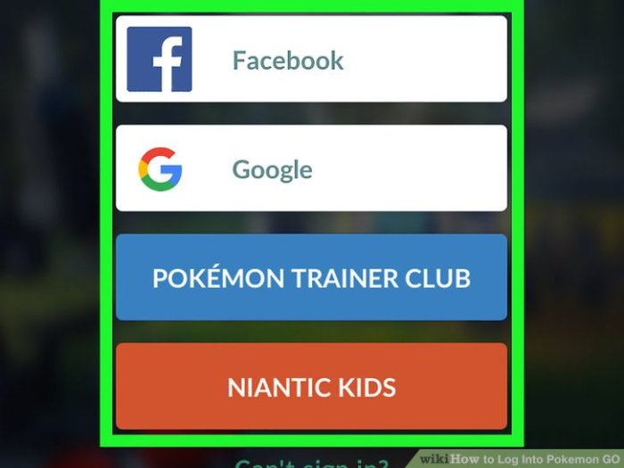 How to log out pokemon go