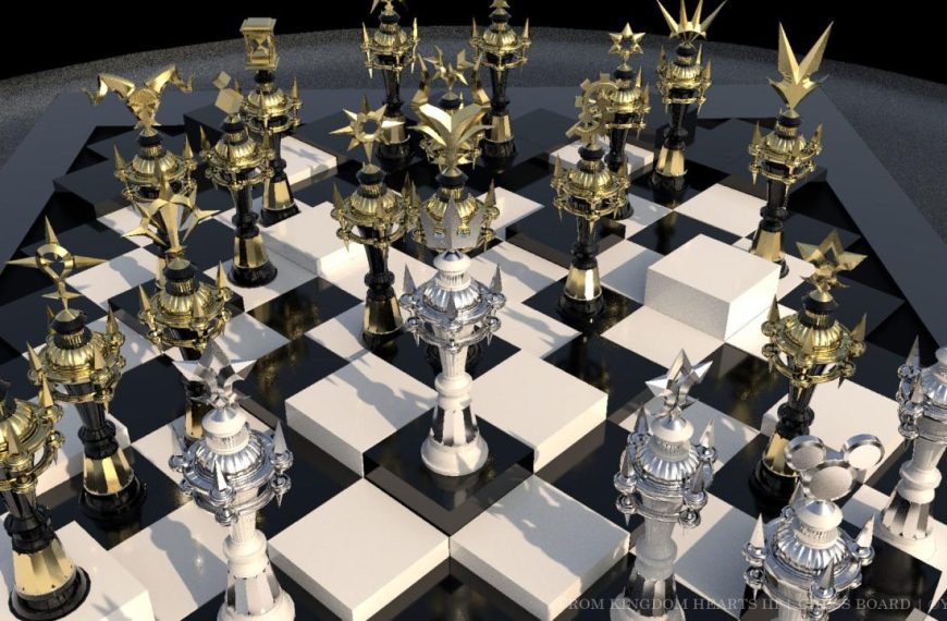 Kingdom heart chess set