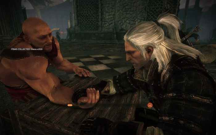 Witcher 2 arm wrestling