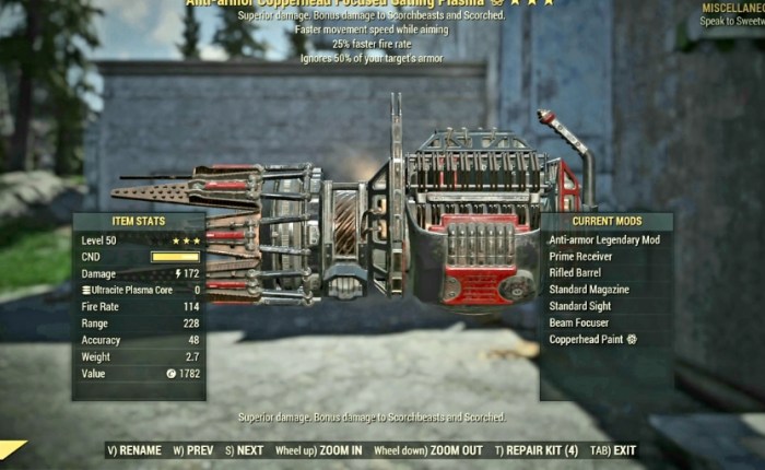 Explosive fallout legendary reduced mmoga splitter fifa wow